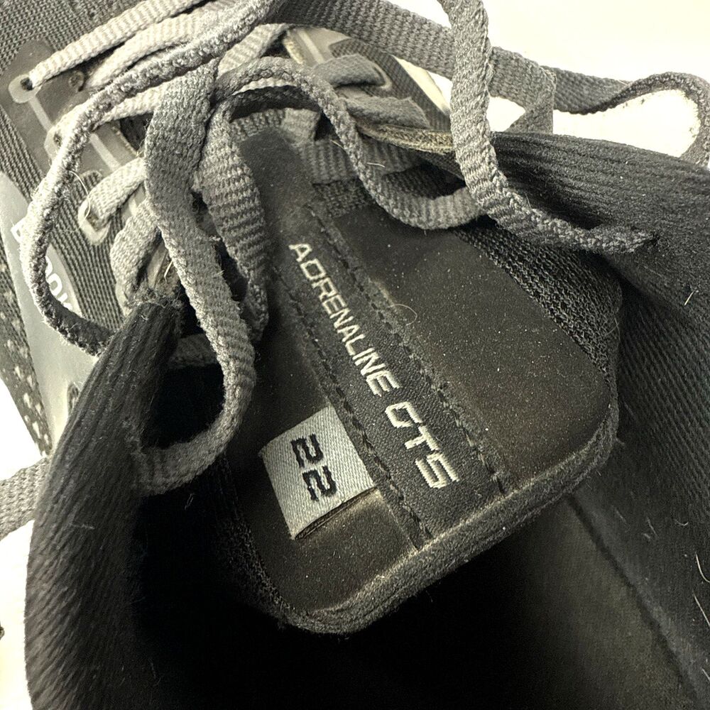 Brooks Mens 10.5 Adrenaline GTS 22 Running Shoes Black/Ebony Wide E 1103662E020 - Picture 10 of 11